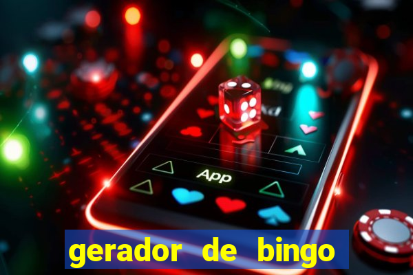 gerador de bingo cha de bebe